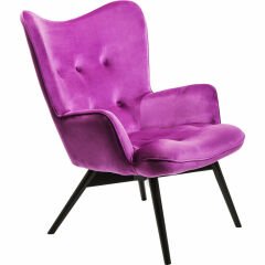 Black Vicky Velvet Purple Masif Berjer