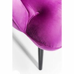 Black Vicky Velvet Purple Masif Berjer