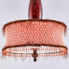 Kumaş Sarkıt Avize Kırmızı