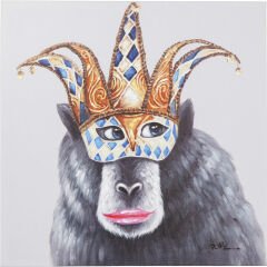 Touched Carnival Monkey Resim 70x70cm
