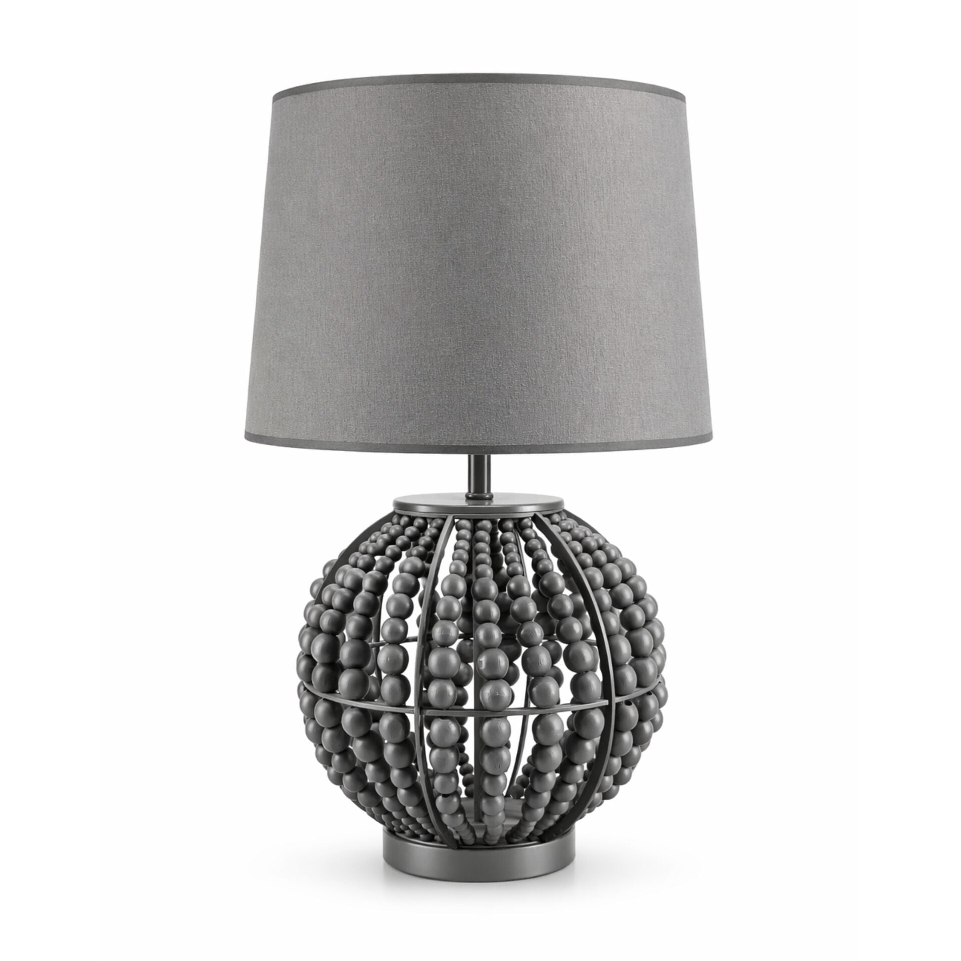 Meloni Antrasit Gövde Antrasit Başlık Dekoratif Abajur