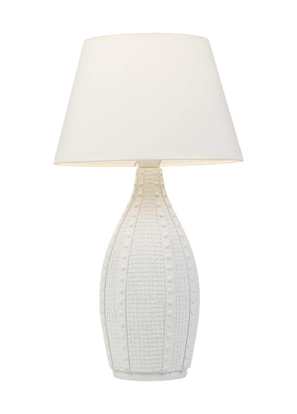 Moi Serisi Polyester Kabartmalı Abajur