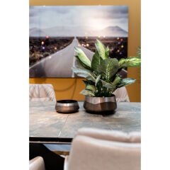 Nora Antrasit Dekoratif Kase 21cm