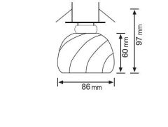 Jupiter  Camlı Sıva Altı Spot - 1282