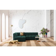 Belami Velvet Dark Green Left Köşe Kanepe