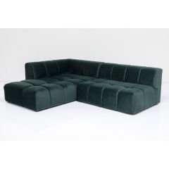 Belami Velvet Dark Green Left Köşe Kanepe