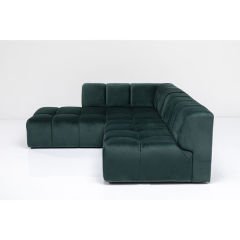 Belami Velvet Dark Green Left Köşe Kanepe