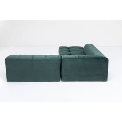 Belami Velvet Dark Green Left Köşe Kanepe