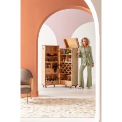 Bar Cabinet Venezia White Dolap