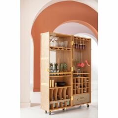 Bar Cabinet Venezia White Dolap