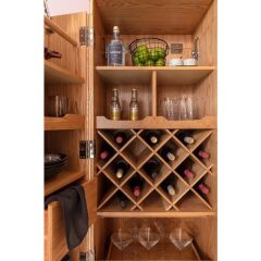 Bar Cabinet Venezia White Dolap