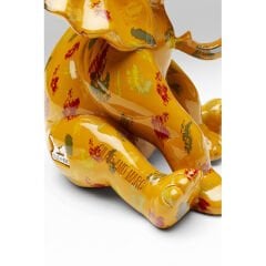 Deco Figurine Elephant Dots Yellow 18cm