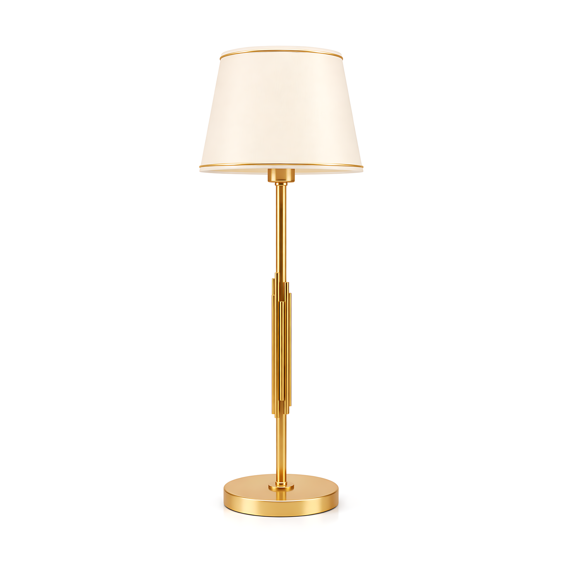 Blaze Gold Gövde Krem Başlık Dekoratif Abajur