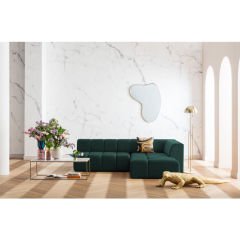 Belami Velvet Dark Green Right Köşe Kanepe