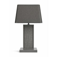 Nimbus Duman Gri Gövde Koyu Gri Başlık Dekoratif Abajur