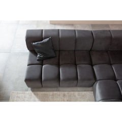 Belami Velvet Grey Right Köşe Kanepe