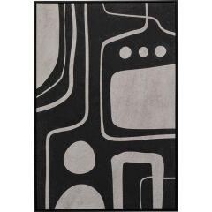 Canvas Picture Artistic Blacky 70x110c