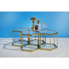 Comb Gold Çelik Orta Sehpa