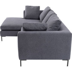 Corner Sofa Gianni Grey Left Kanepe