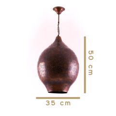 Su Kabağı Form Rustik Sarkıt Avize