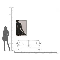 Canvas Picture Nude Lady 70x110cm
