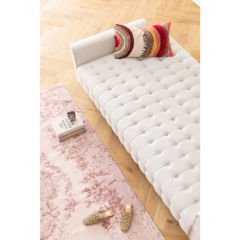 Milchbar Bej Yataklı Kanepe 219cm