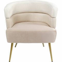 Armchair Sandwich Cream Berjer