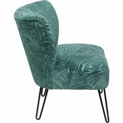 Armchair Palm Springs Blue Berjer