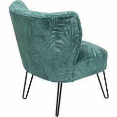 Armchair Palm Springs Blue Berjer