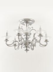 6 Kollu Avize Şeffaf