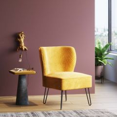 Armchair Palm Springs Yellow Berjer
