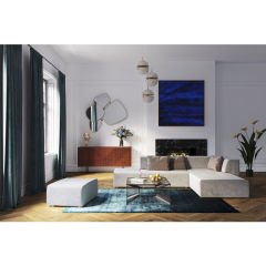 Infinity Elements Gri Puf 68 cm