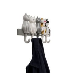 Coat Rack Singing Cats 35cm