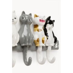 Coat Rack Singing Cats 35cm
