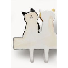 Coat Rack Singing Cats 35cm