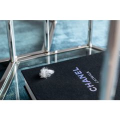 Comb Silver Çelik Orta Sehpa