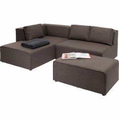 Sofa Infinity Kahverengi Sol Köşe Kanepe Takımı