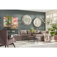 Infinity Velvet Taupe Sağ Köşe Koltuk