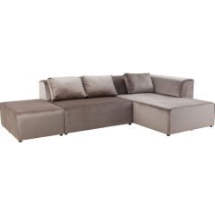 Infinity Velvet Taupe Sağ Köşe Koltuk