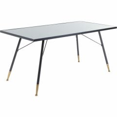 Table La Gomera Cam Yemek Masası 160x80 cm