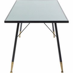 Table La Gomera Cam Yemek Masası 160x80 cm