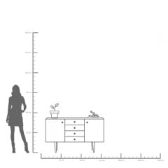 Deco Figurine Hungry Hippo 17cm Silver