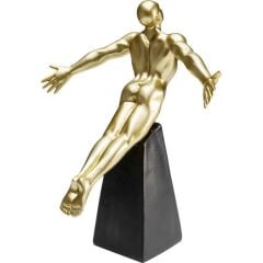 Deco Figurine Jumper Gold 37cm