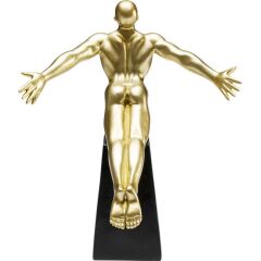 Deco Figurine Jumper Gold 37cm