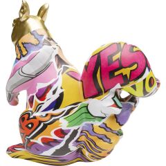 Deco Figurine Graffiti Squirrel 22cm