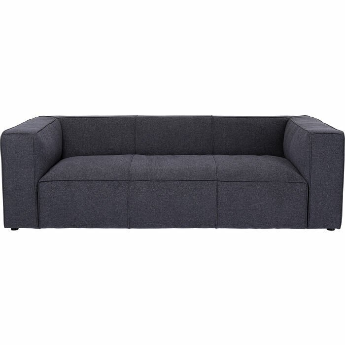Cubetto Dark Grey Üçlü Koltuk