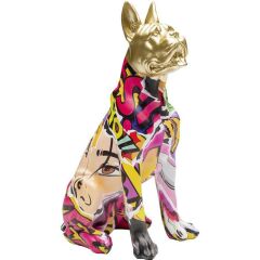 Deco Figurine Graffiti Dog 31cm