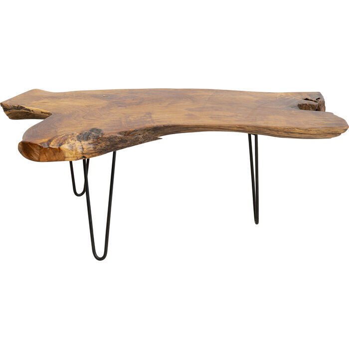 Aspen Naturel Teak Masif Ahşap Lake Orta Sehpa