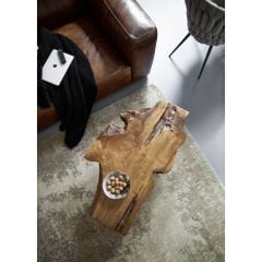 Aspen Naturel Teak Masif Ahşap Lake Orta Sehpa