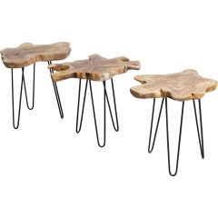 Aspen Nature Teak Yan Sehpa
